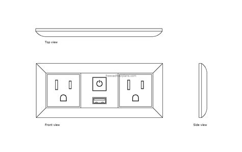 electrical outlet box cad drawing|electrical elevation cad blocks.